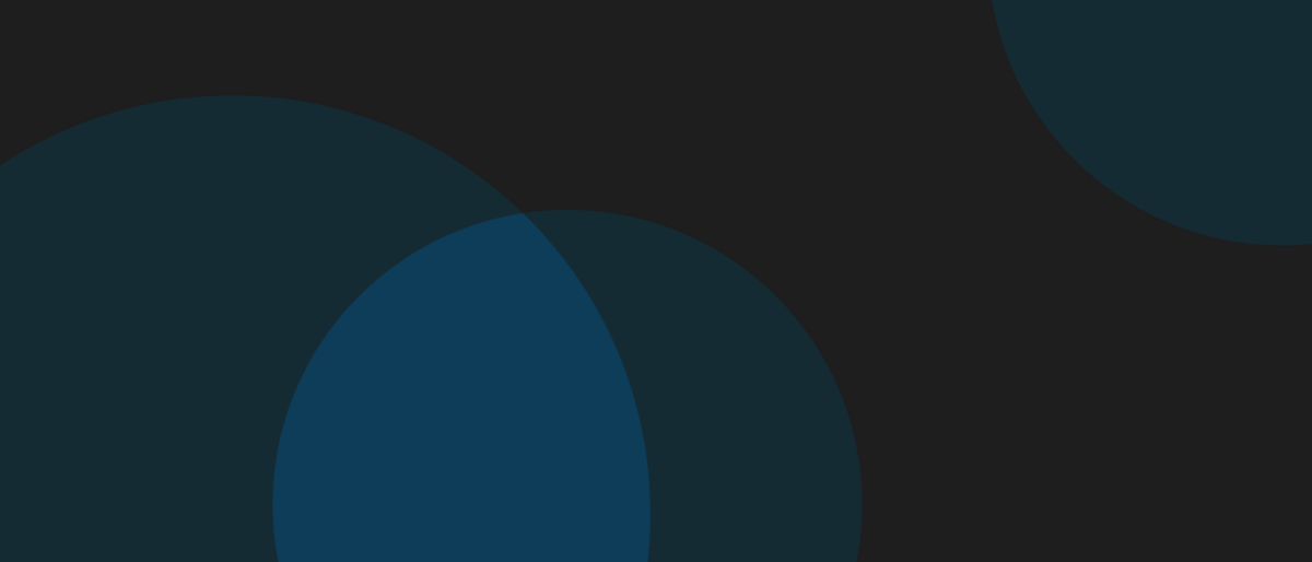 Lightly colored circles on a dark background