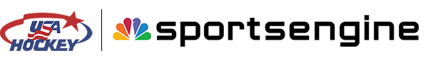 SportsEngine & USA Hockey logo lockup